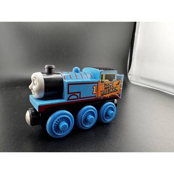 Halloween Thomas Wooden Railway Vtg 2003 Train Engine Learning Curve Limited - Picture 3 of 12